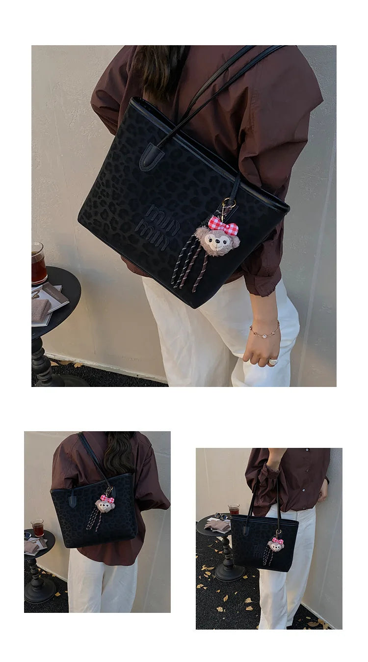 Bolso de mano nuevo para mujer 2025, bolso de hombro de gran capacidad, bolso tote, bolso para ir al trabajo, bolso de mano bajo el brazo, moderno