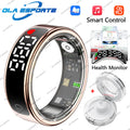 Anillo inteligente 2026 con pantalla táctil, carga inalámbrica, control inteligente, gestor de salud y resistencia al agua de 5 ATM para hombres y mujeres. Nuevos anillos.