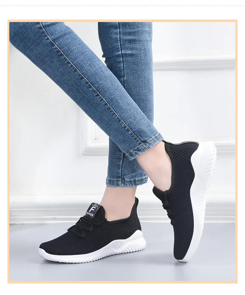 Zapatillas casuales de verano para mujer 2023, cómodas, transpirables