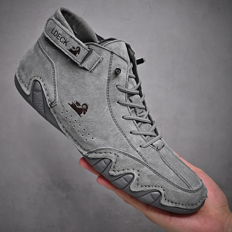 Zapatillas casuales para hombre 2023, nuevos botines con cordones, zapatos de moda para hombre, mocasines de alta calidad, zapatos casuales de lujo para hombre.