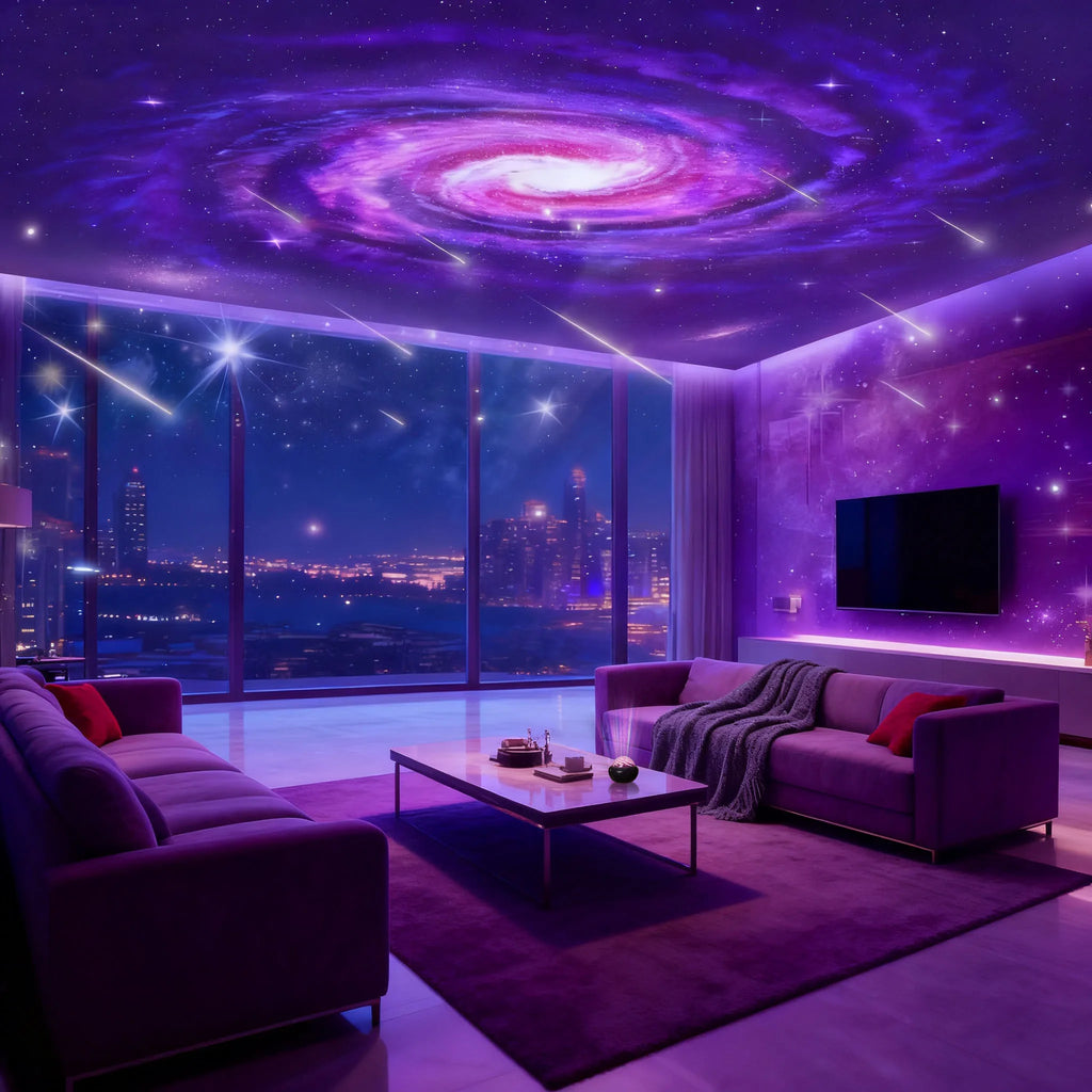 Proyector LED USB con efecto de cielo estrellado galáctico, luz nocturna, ideal para dormitorio, fiestas, Navidad y bodas. Luces decorativas para crear ambientes especiale.