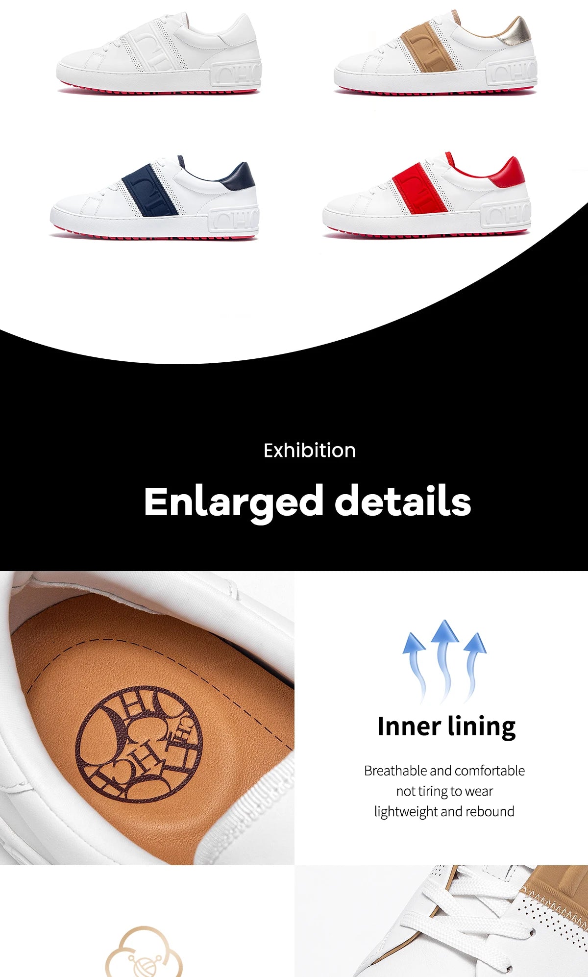Zapatos casuales para mujer, blancos, con suela plana, tecnología de equilibrio, plantilla de presión, zapatillas cómodas, marca de lujo, novedad 2025