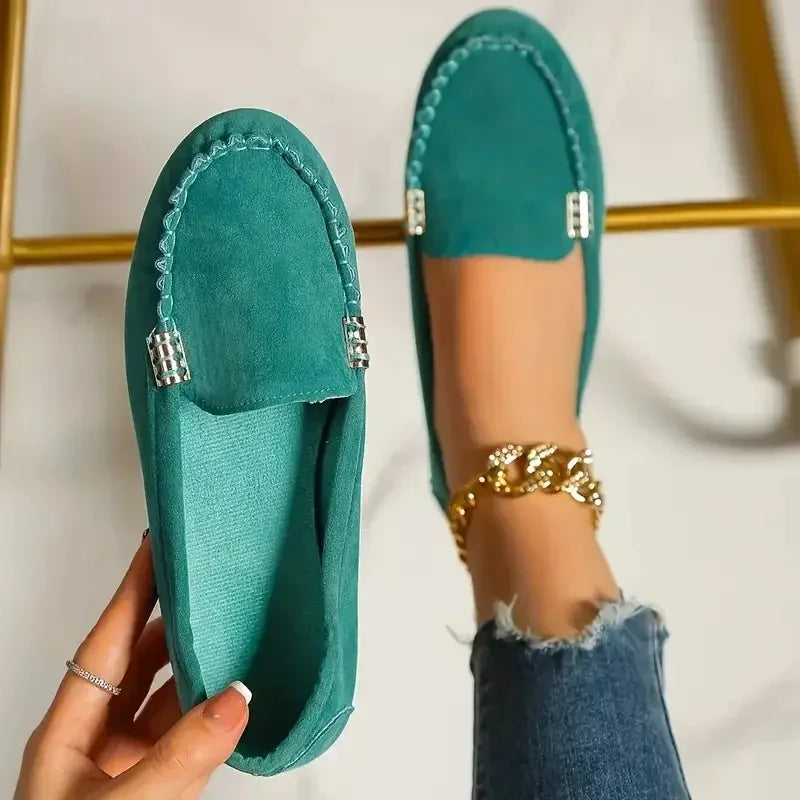 Zapatos planos para mujer, nuevos, casuales, ligeros, tipo mocasín, modernos, versátiles y cómodos, estilo Mary Jane para mujer.