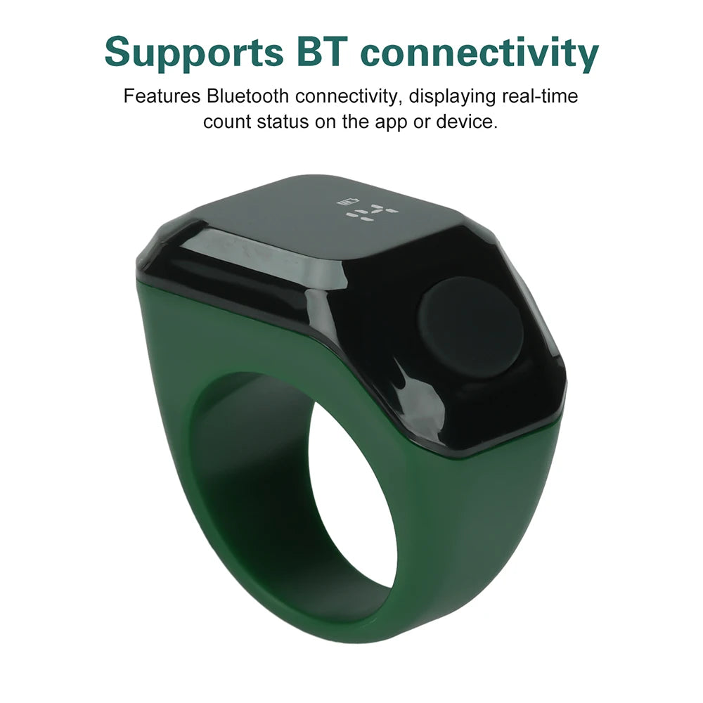 Contador de timbres inteligente con aplicación, pantalla digital portátil, contador Bluetooth, recordatorio por vibración, contadores de conteo portátiles.