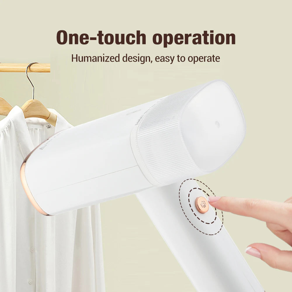 Plancha de vapor plegable de mano, mini plancha de vapor colgante para ropa, plancha de ropa húmeda y seca, máquina de planchar para viajes y hogar.