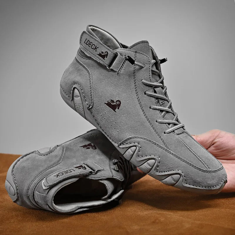 Zapatillas casuales para hombre 2023, nuevos botines con cordones, zapatos de moda para hombre, mocasines de alta calidad, zapatos casuales de lujo para hombre.