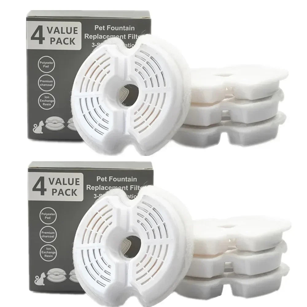 Fuente de agua ultra silenciosa para mascotas de 2 litros (67 oz) con iluminación LED y filtro automático de carbón activado. Dispensador de agua silencioso para gatos y perros pequeños