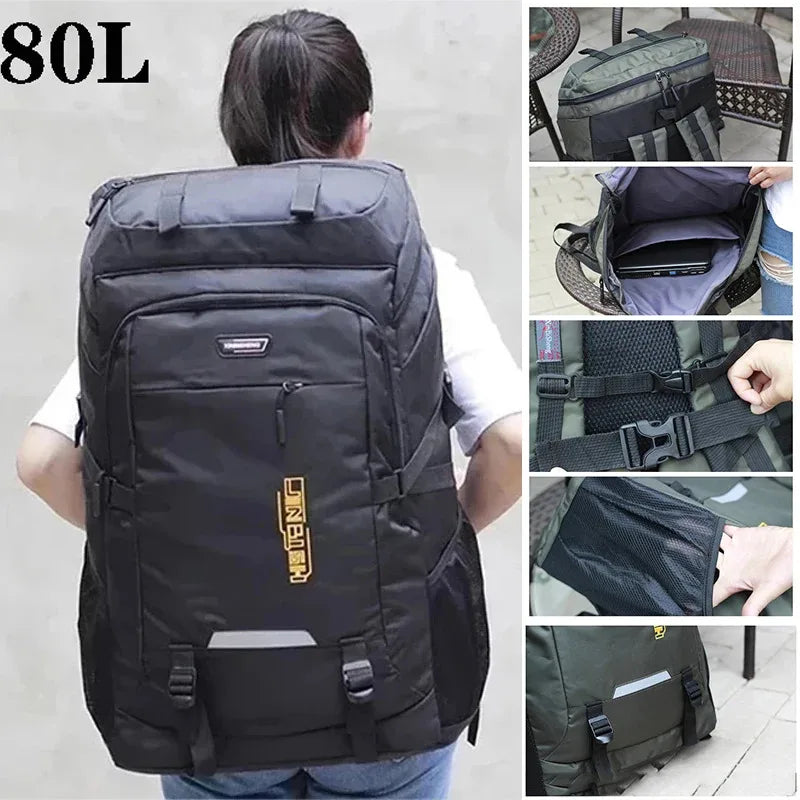 Mochila deportiva para hombre, ideal para escalada, viajes, camping, senderismo y la escuela.