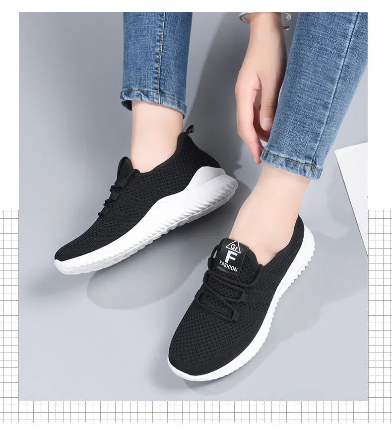 Zapatillas casuales de verano para mujer 2023, cómodas, transpirables