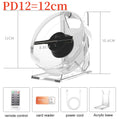 Ventilador de holograma 3D MINI de 12 cm, proyector holográfico 3D, proyector holográfico HD para tiendas, bares, fiestas, publicidad navideña, luces de exhibición