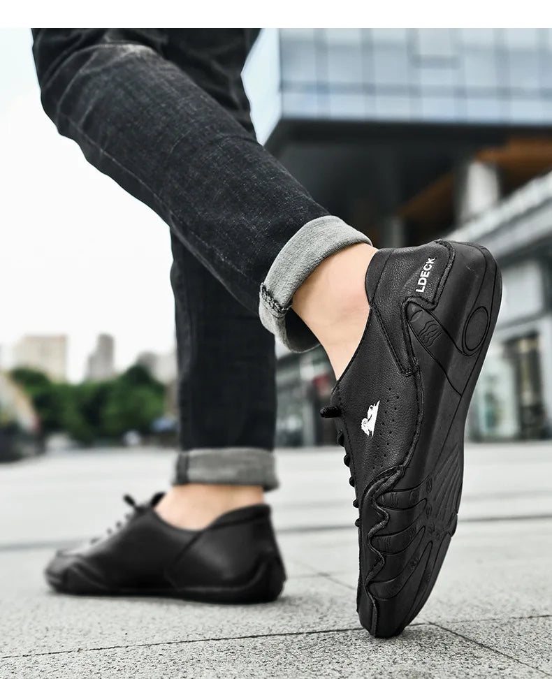 Zapatillas casuales para hombre 2023, nuevos botines con cordones, zapatos de moda para hombre, mocasines de alta calidad, zapatos casuales de lujo para hombre.