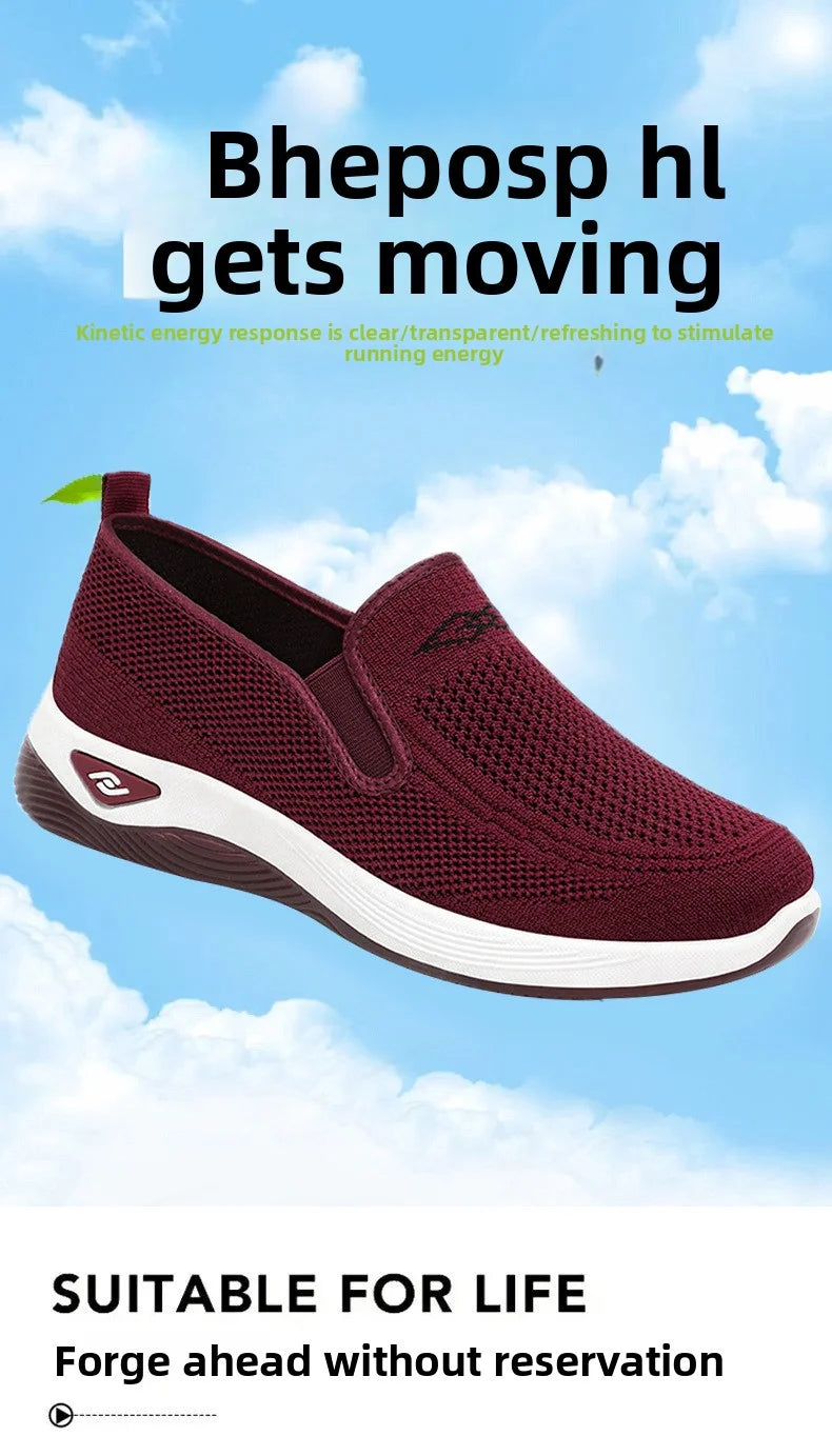 Zapatillas deportivas casuales para mujer, transpirables y ligeras, antideslizantes, para correr y caminar al aire libre, vulcanizadas.