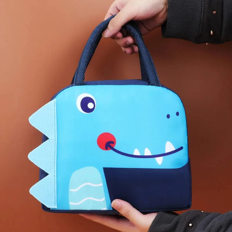 Bolsa Bento 3D tridimensional, linda bolsa Bento de dibujos animados, bolsa para el almuerzo, bolso de mano, bolsa de almacenamiento, bolsa aislante, lonchera de lona, bolsa de hielo