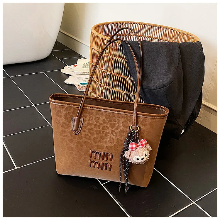 Bolso de mano nuevo para mujer 2025, bolso de hombro de gran capacidad, bolso tote, bolso para ir al trabajo, bolso de mano bajo el brazo, moderno