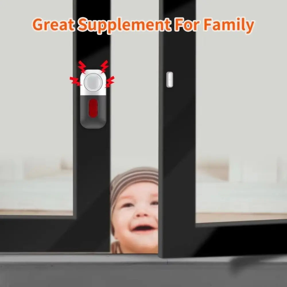 Alarma antirrobo con sensor magnético, detector de alta potencia, sistema magnético para puertas alimentado por batería, sensor inalámbrico inteligente para ventanas.