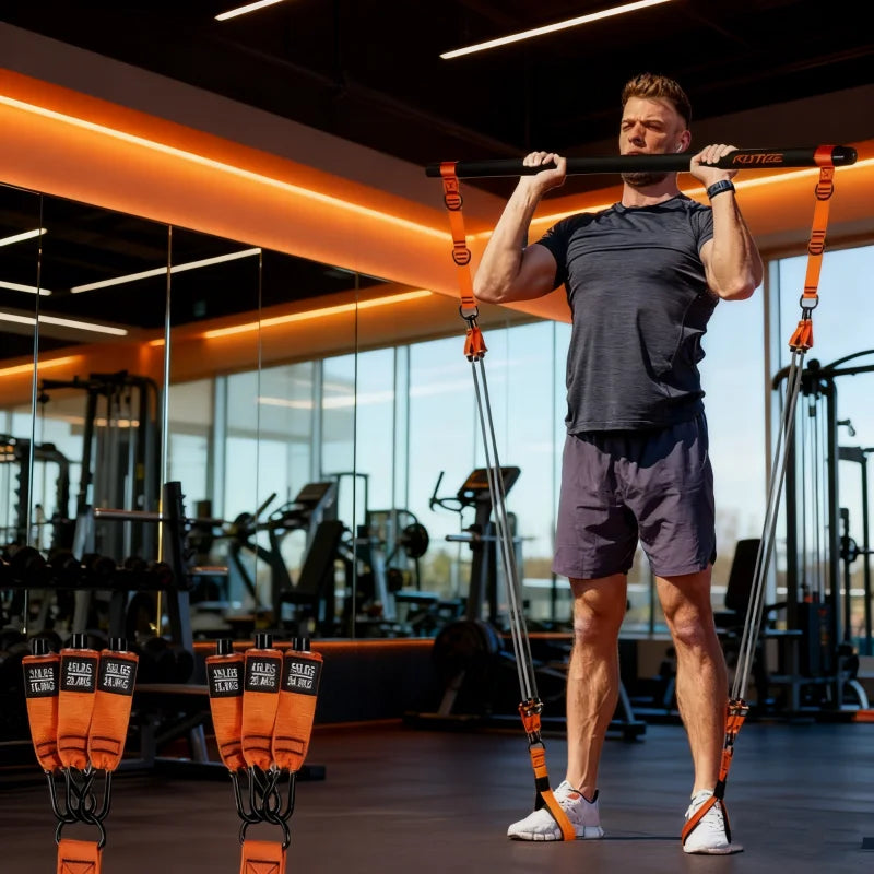 Juego de Pilates con Bandas de Resistencia (ALL-IN-ONE STRENGTH TRAINING KIT)