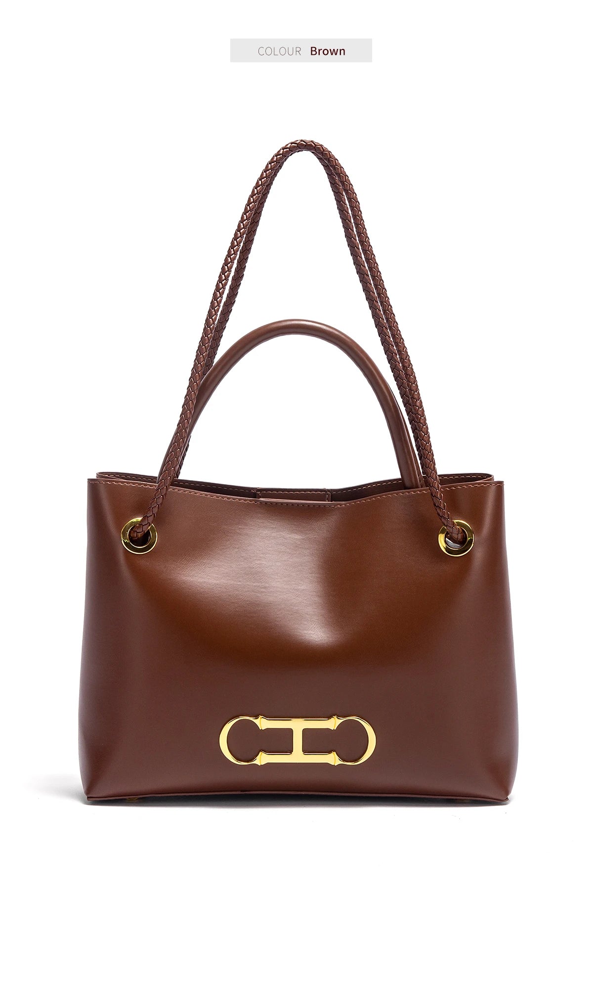 Bolso de mano para mujer, nuevo modelo otoño 2025, bolso tote minimalista negro, bolso de doble uso para ir al trabajo.