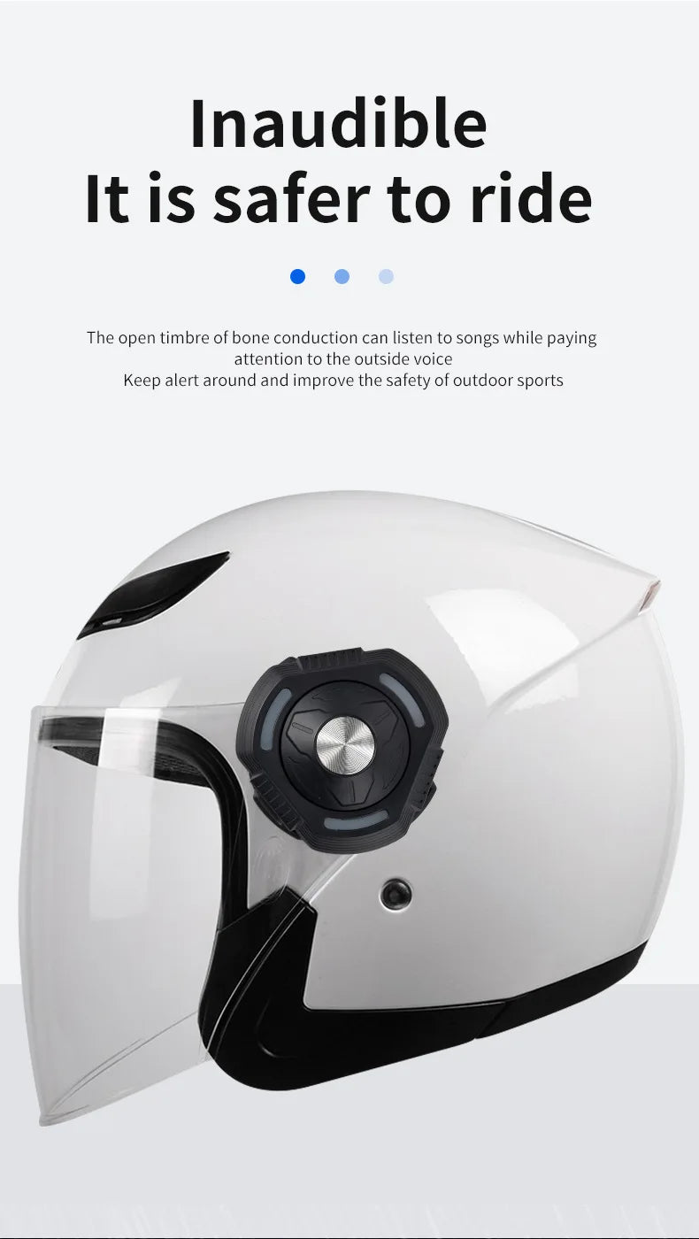 Auriculares Bluetooth para Motocicletas ( Conducción Ósea )