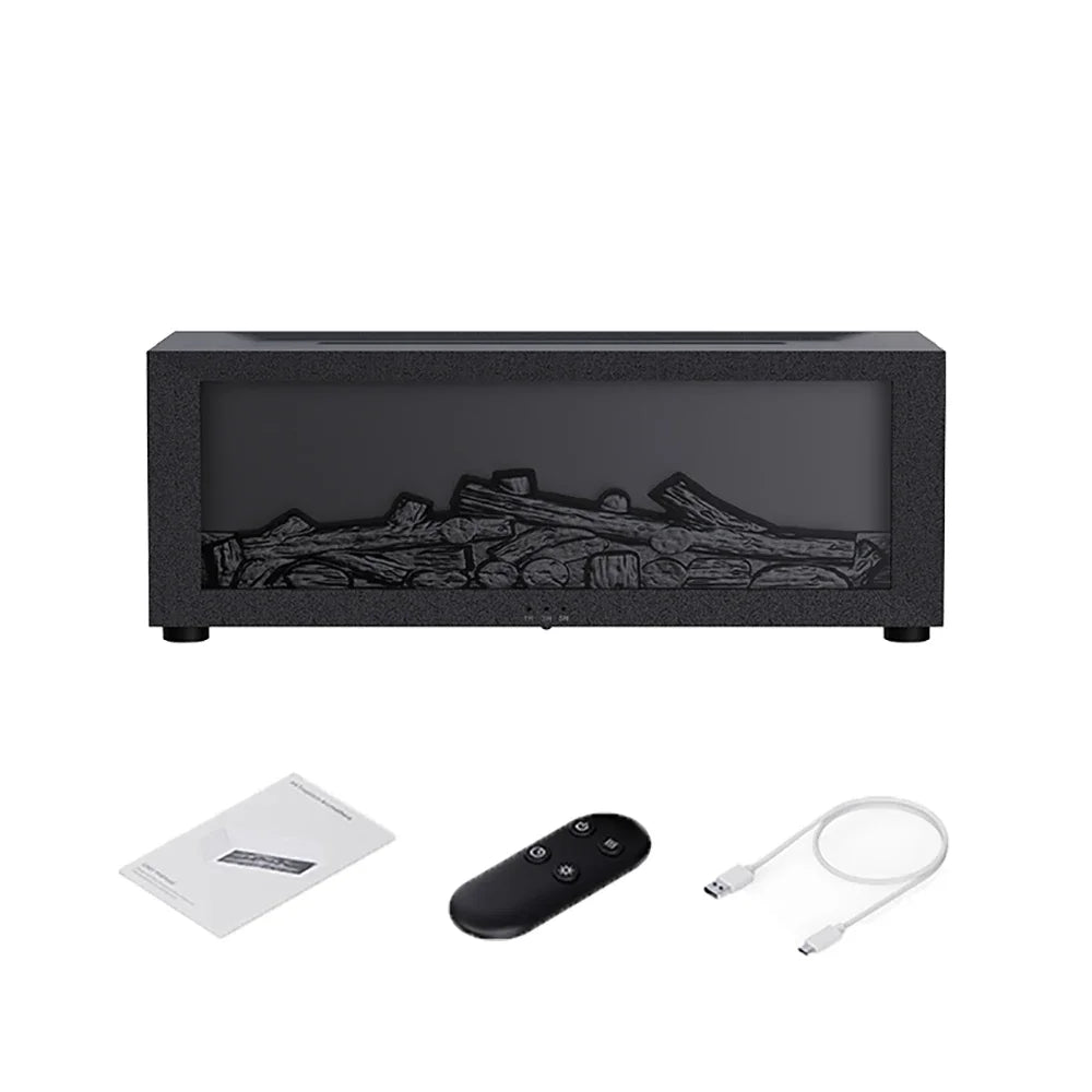 Humidificador de aire con aceites esenciales, humidificador de aroma para el hogar, difusor de fragancia automático con luz LED y control remoto. Activo