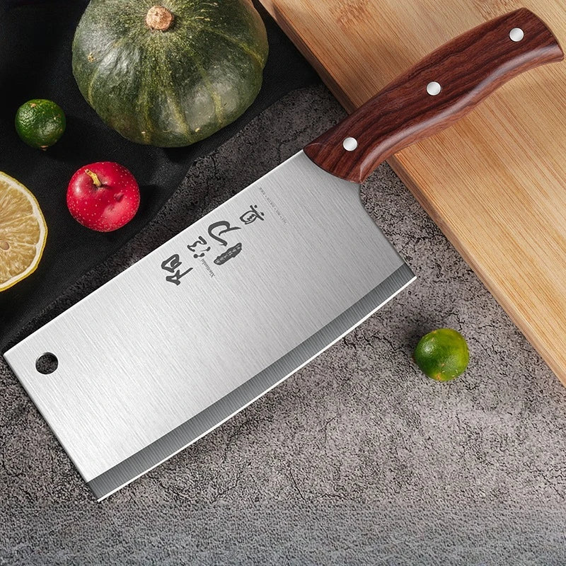 Cuchillo de cocina: Cuchillo multiusos de acero inoxidable ultra afilado para uso doméstico, cuchillo para rebanar, cuchillo para cortar carne, cuchillo de chef, cuchillo para deshuesar.