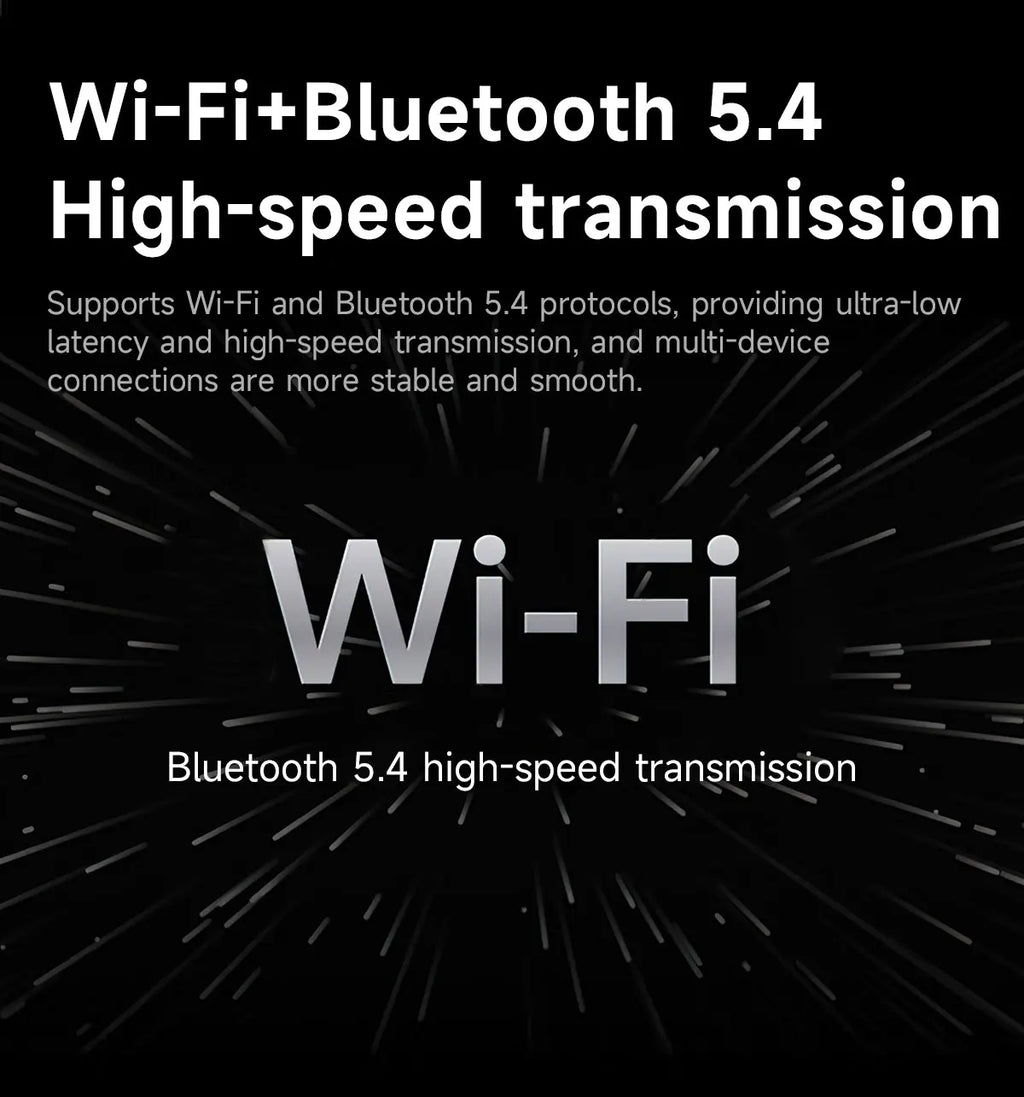 Gafas inteligentes con cámara HD de 8 MP, vídeo HD antivibración de 1200p, asistente de voz inteligente con IA, traducción en tiempo real y reconocimiento de objetos.