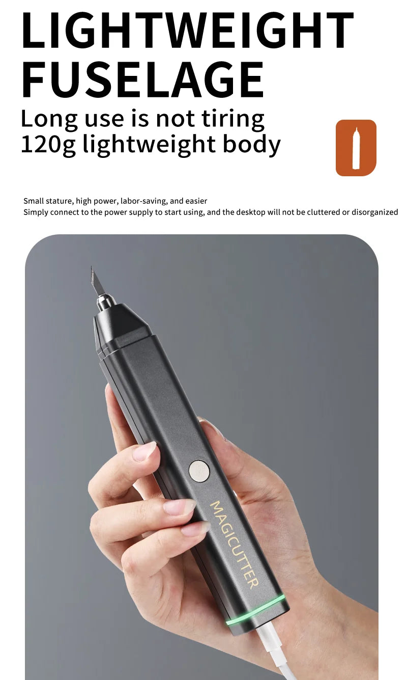 Cuchilla de corte ultrasónica Magicutter, cortadora ultrasónica portátil, máquina de desbarbado para impresoras 3D de plástico
