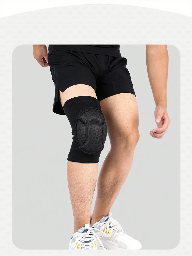 Rodilleras de voleibol para hombres y mujeres, de esponja gruesa, cálidas.