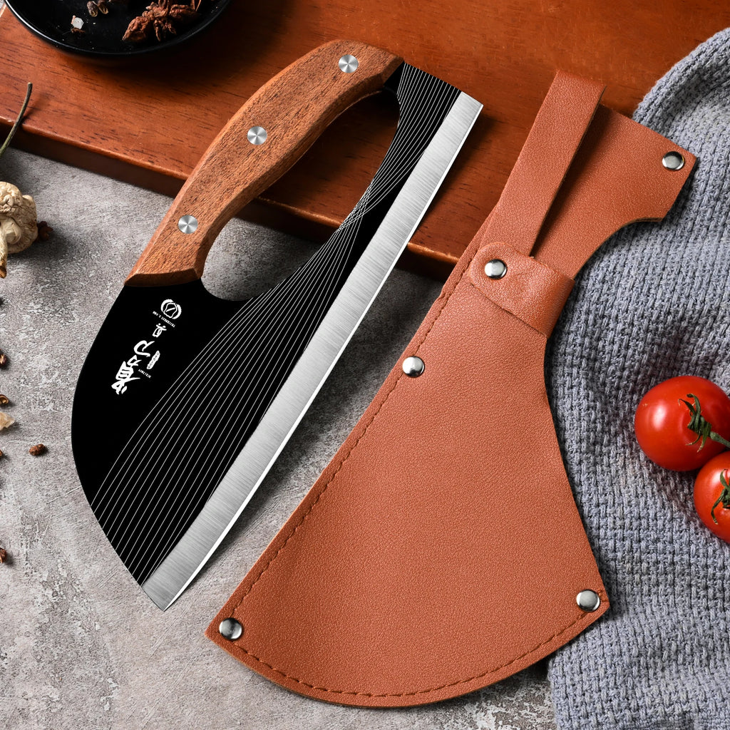 Cuchillo de cocina multifuncional que ahorra esfuerzo, afilado para cortar verduras y carne, ideal para matar pescado y como cuchillo de chef profesional.