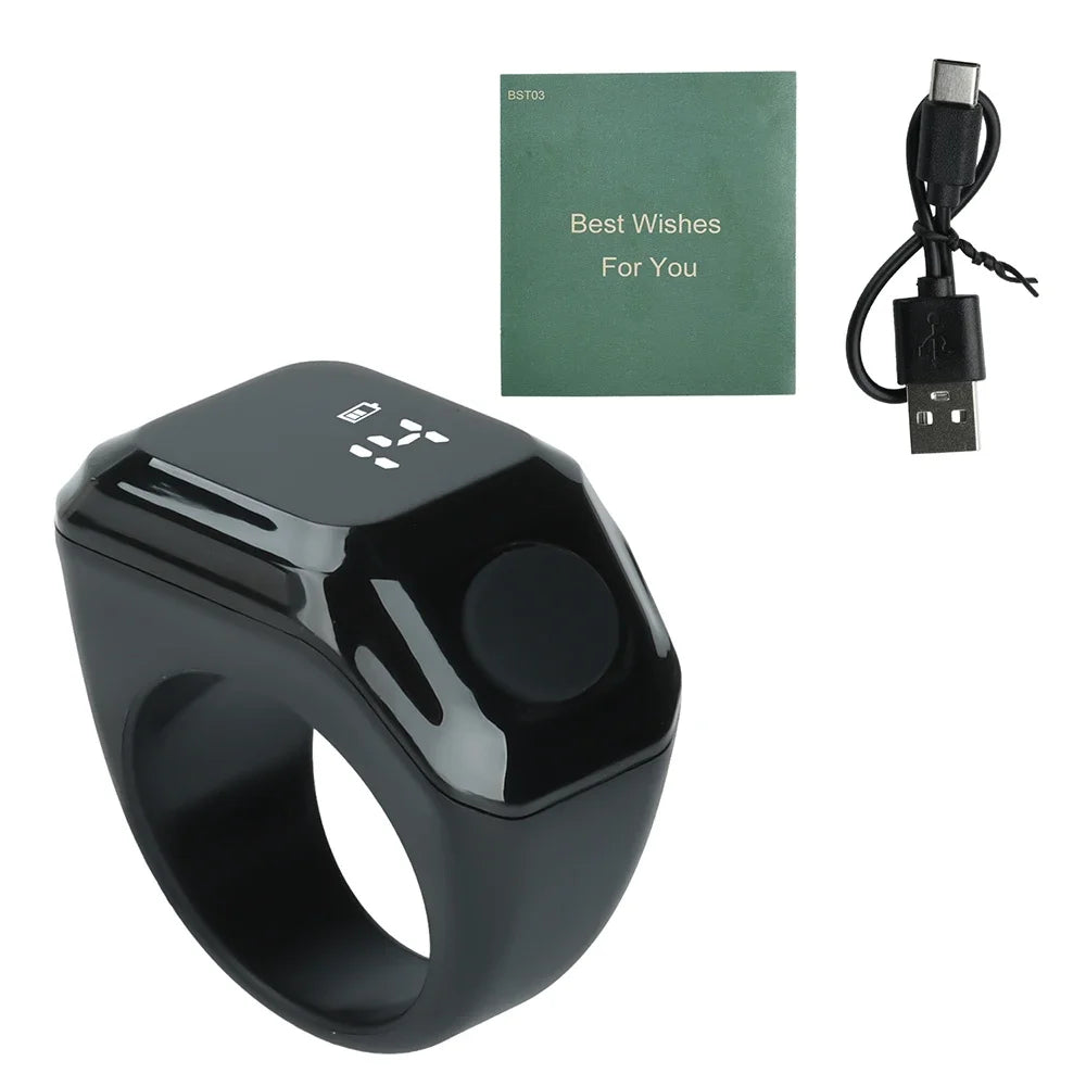 Contador de timbres inteligente con aplicación, pantalla digital portátil, contador Bluetooth, recordatorio por vibración, contadores de conteo portátiles.