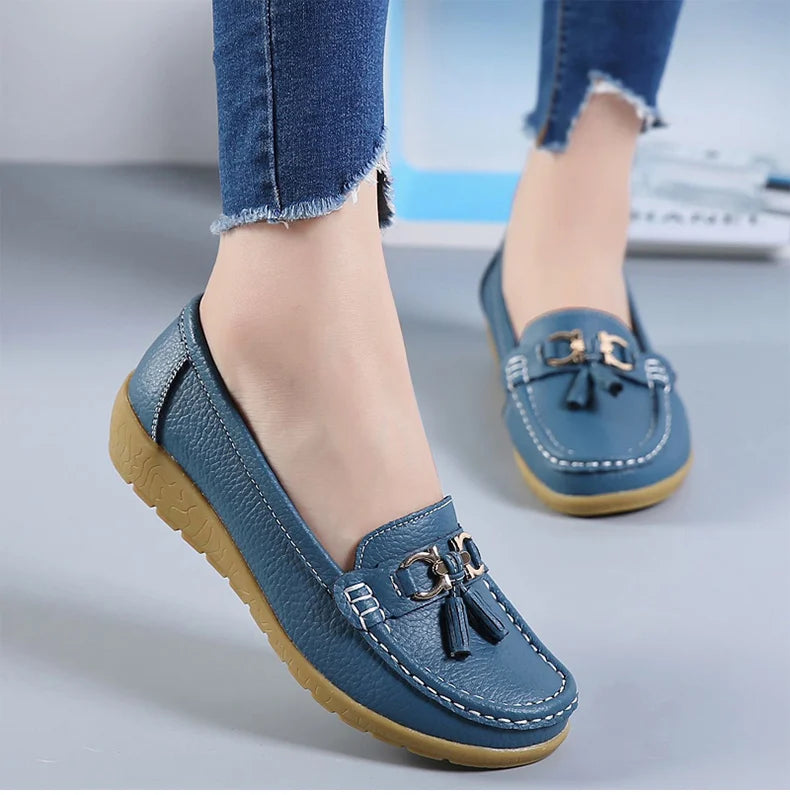 Zapatos de mujer sin cordones, mocasines para bailarinas, zapatillas casuales para mujer, zapatos planos para mujer, zapatos casuale