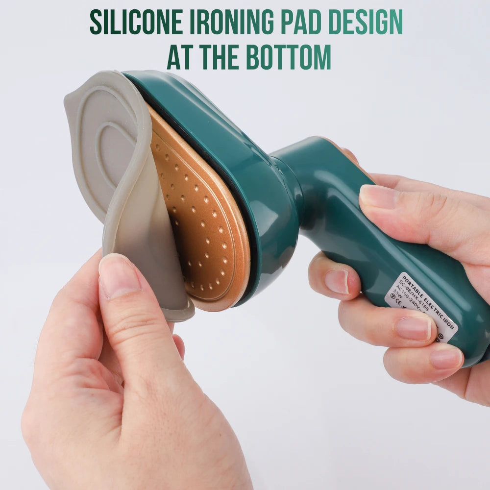 Mini plancha de vapor portátil para ropa, ideal para el hogar y viajes. Plancha de ropa húmeda y seca.