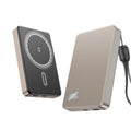Batería externa magnética ultradelgada 3 en 1 de 10000 mAh con carga rápida y cable integrado para relojes y auriculares recargables PD 22.5WS