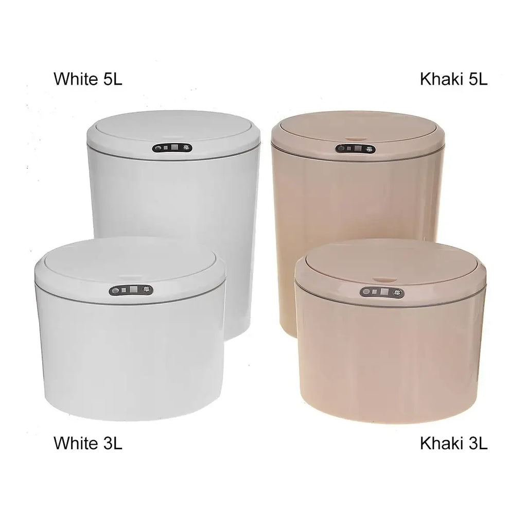 Cubo de basura inteligente de 3/5 L para coche, con tapa automática con sensor, eléctrico y con cubierta. Ideal para organizar el hogar, la cocina y la sala de estar.
