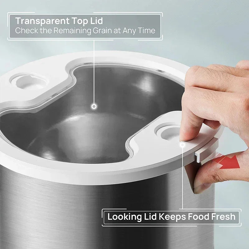 Comedero automático para mascotas de 4,5 L con conexión WIFI y aplicación, dispensador de comida seca, grabadora de voz y temporizador, ideal para gatos y perros grandes.