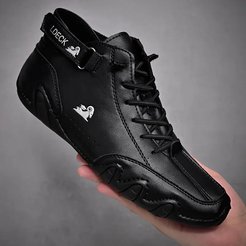 Zapatillas casuales para hombre 2023, nuevos botines con cordones, zapatos de moda para hombre, mocasines de alta calidad, zapatos casuales de lujo para hombre.