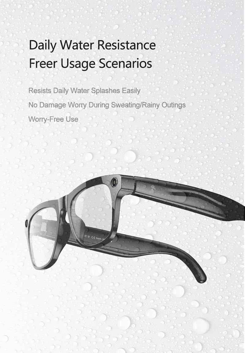 Gafas inteligentes 4K HD con IA, fotocromáticas, multifunción, Bluetooth, llamadas, asistente de voz, reproductor de música, traductor y cámara.