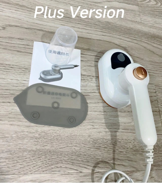 Mini vaporizador de ropa para planchar prendas, plancha de vapor portátil para el hogar y viajes, para planchar ropa en seco y húmedo.