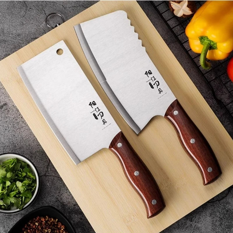 Cuchillo de cocina: Cuchillo multiusos de acero inoxidable ultra afilado para uso doméstico, cuchillo para rebanar, cuchillo para cortar carne, cuchillo de chef, cuchillo para deshuesar.