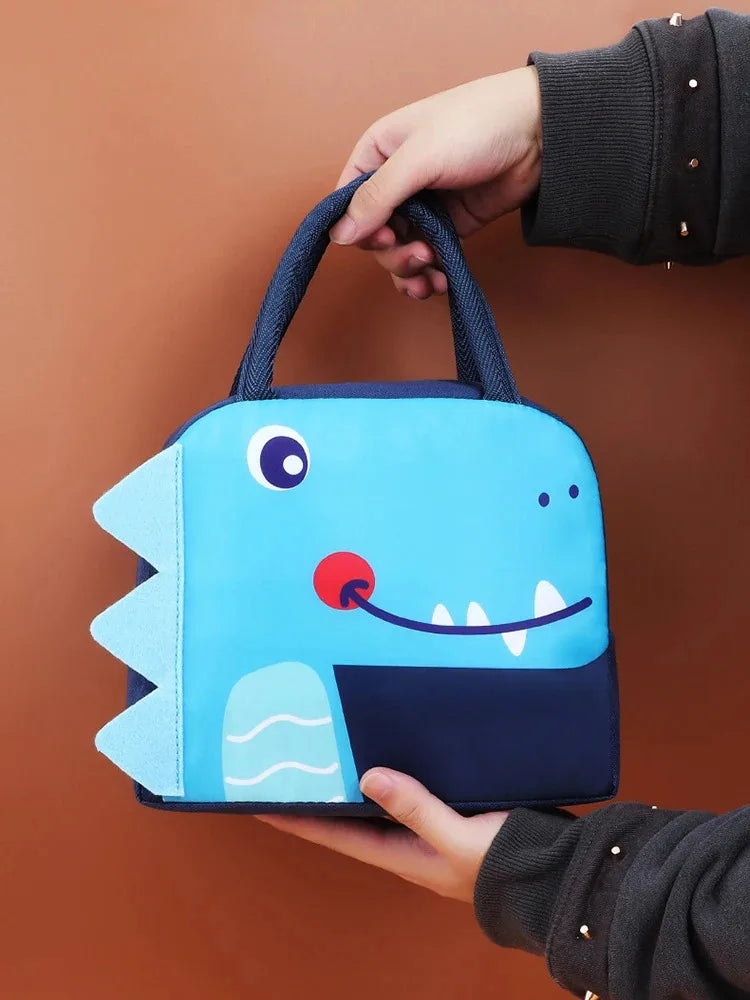 Bolsa Bento 3D tridimensional, linda bolsa Bento de dibujos animados, bolsa para el almuerzo, bolso de mano, bolsa de almacenamiento, bolsa aislante, lonchera de lona, bolsa de hielo
