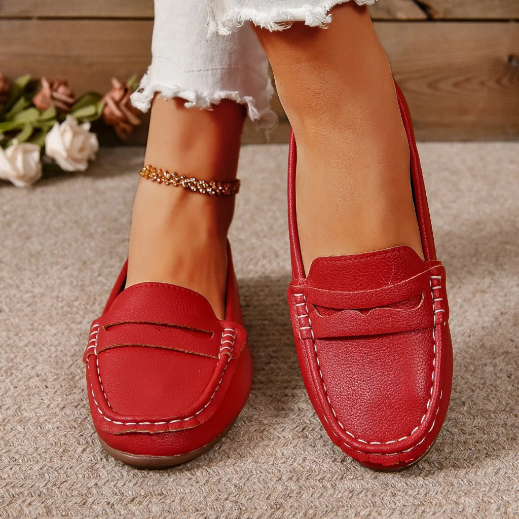 Zapatos planos para mujer, cómodos, ligeros, a la moda, mocasines, ideales para primavera y otoño, zapatillas casuales de suela fina, zapatos para exteriores para mujer.
