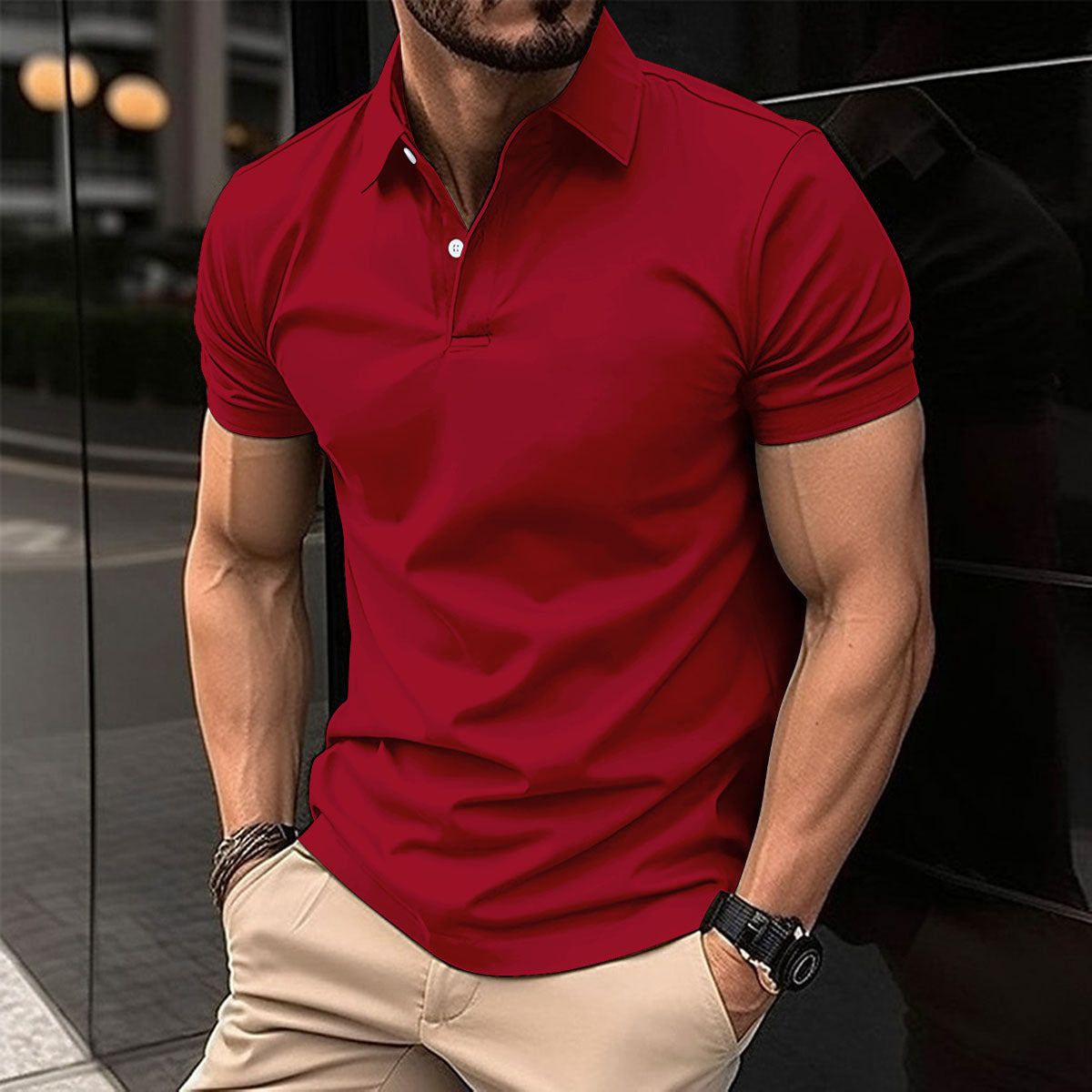 Polera Polo Premium Verano - Estilo Casual Slim Fit