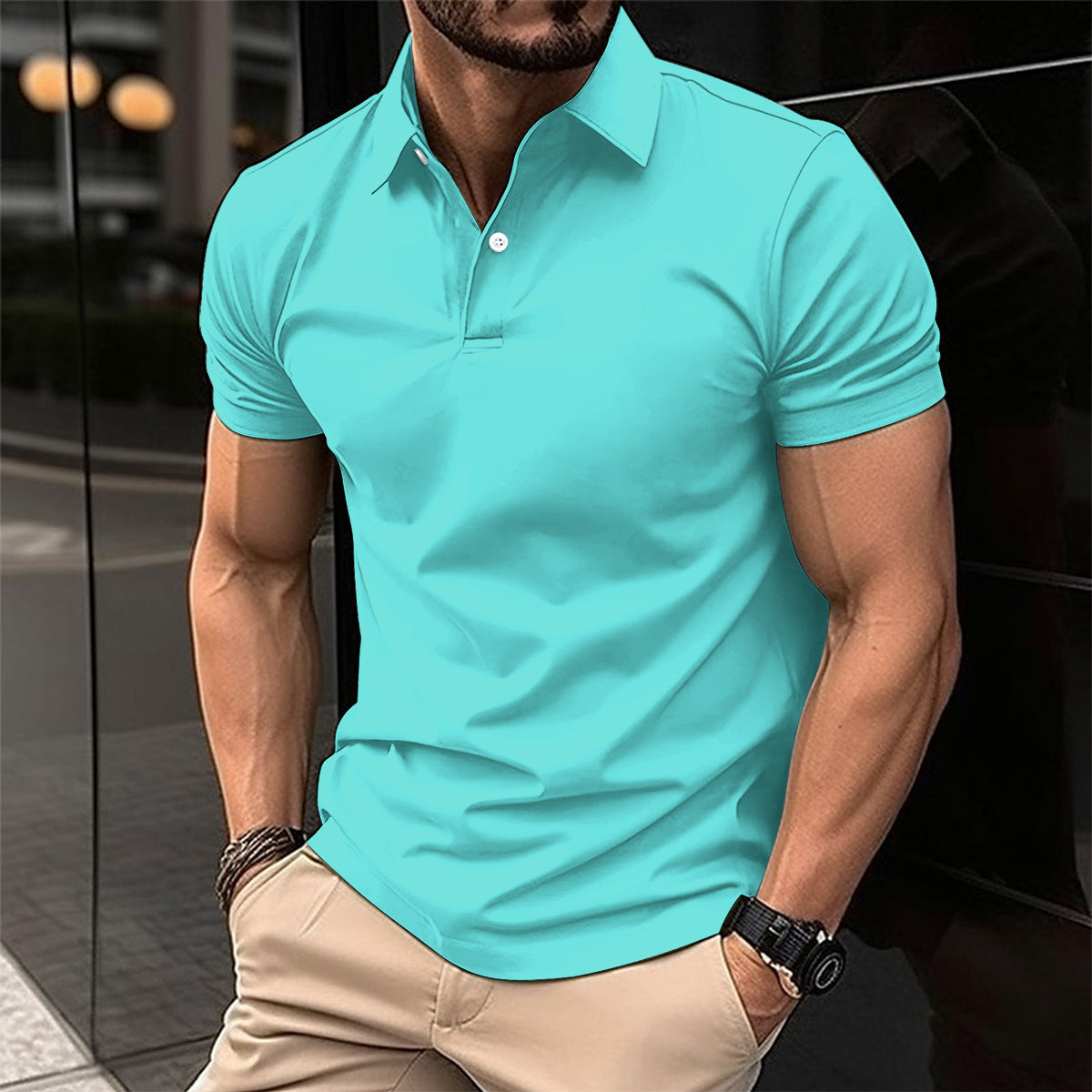 Polera Polo Premium Verano - Estilo Casual Slim Fit