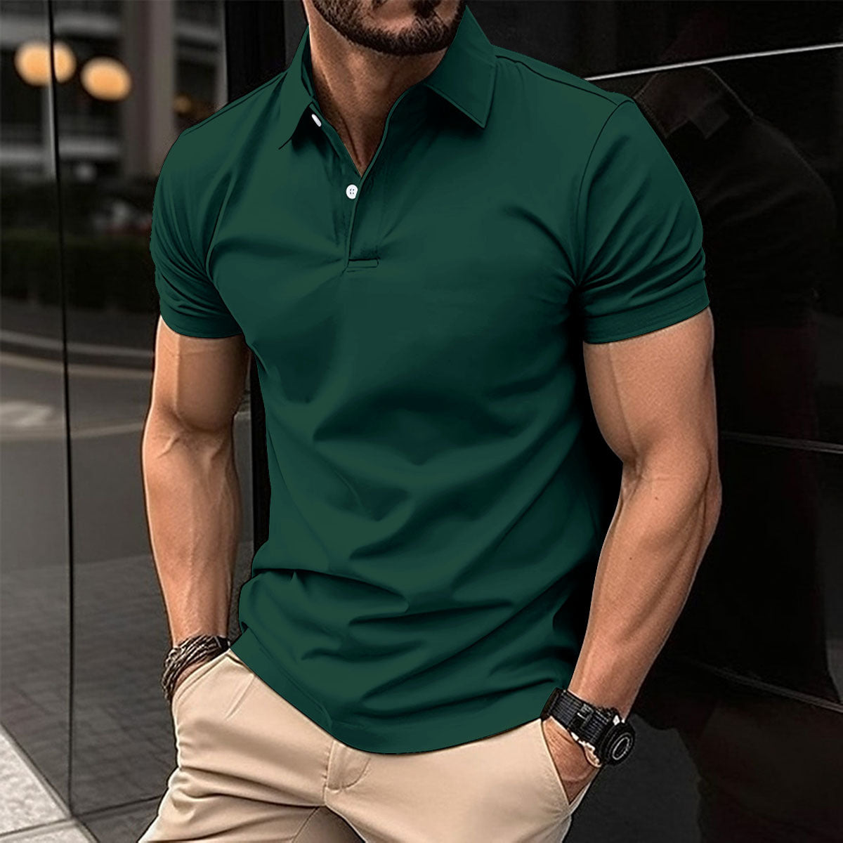 Polera Polo Premium Verano - Estilo Casual Slim Fit