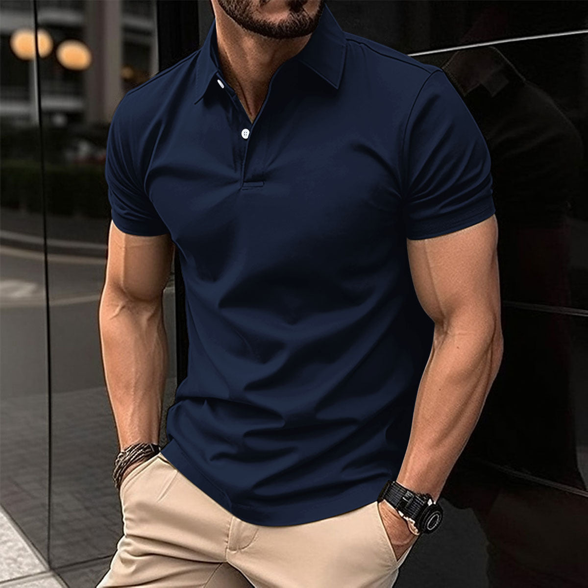 Polera Polo Premium Verano - Estilo Casual Slim Fit
