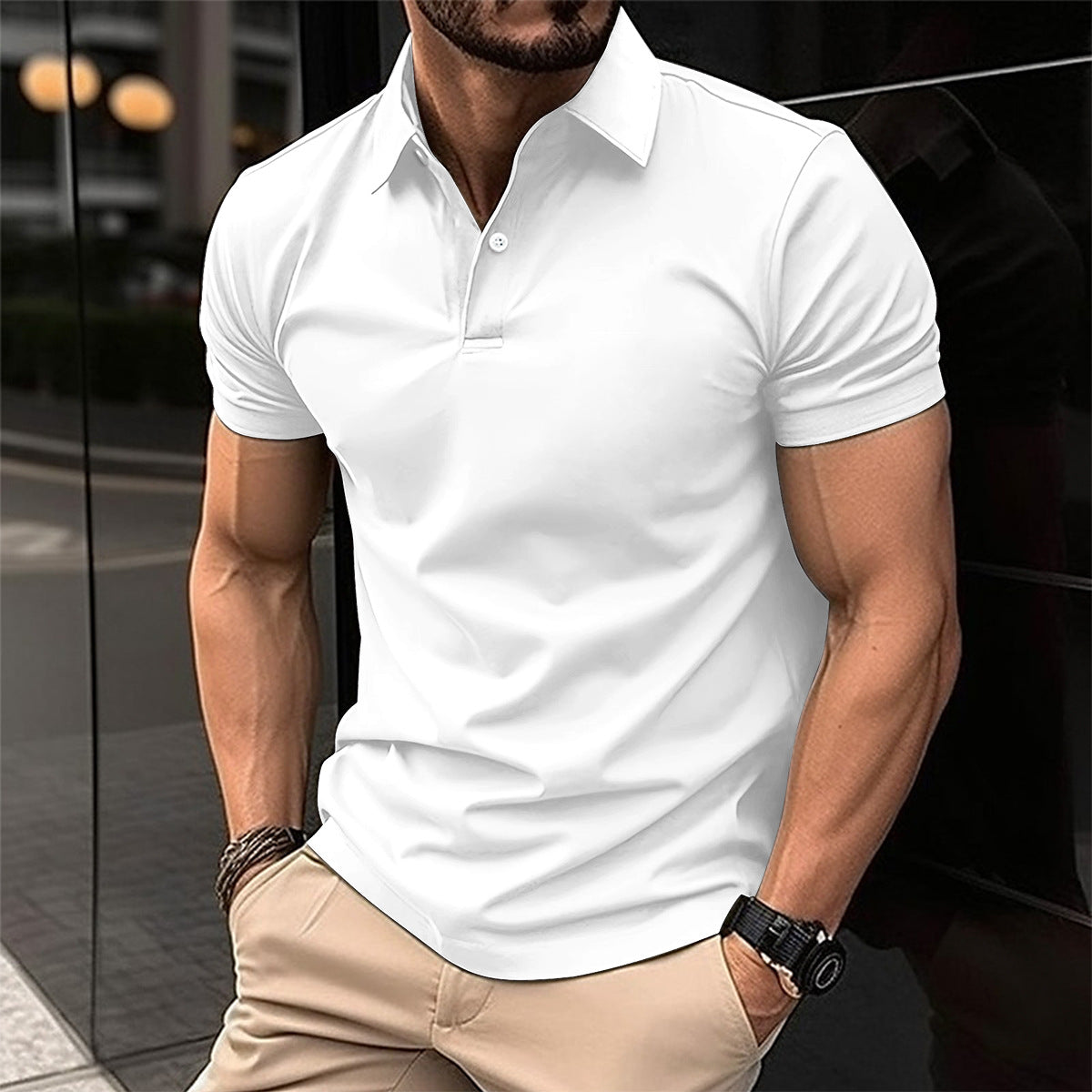 Polera Polo Premium Verano - Estilo Casual Slim Fit